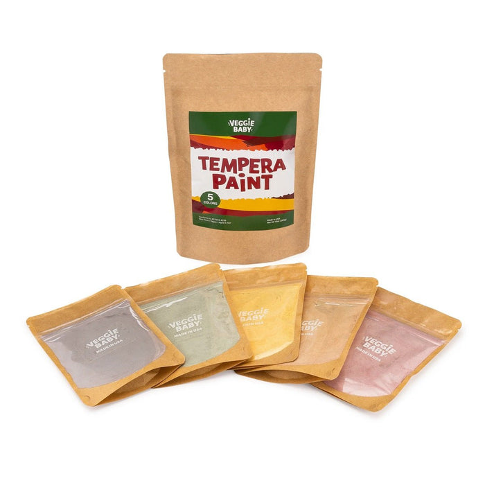 Veggie Baby Tempera Paint - Pack of 5